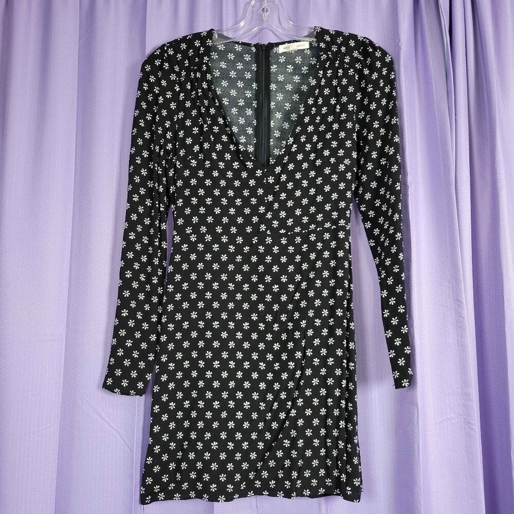 Honey Punch Long Sleeve Floral Dress